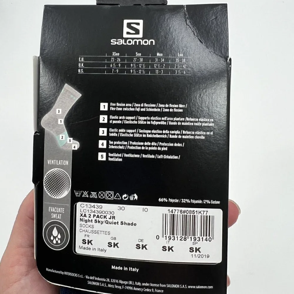 Salomon XA Jr Running Socks